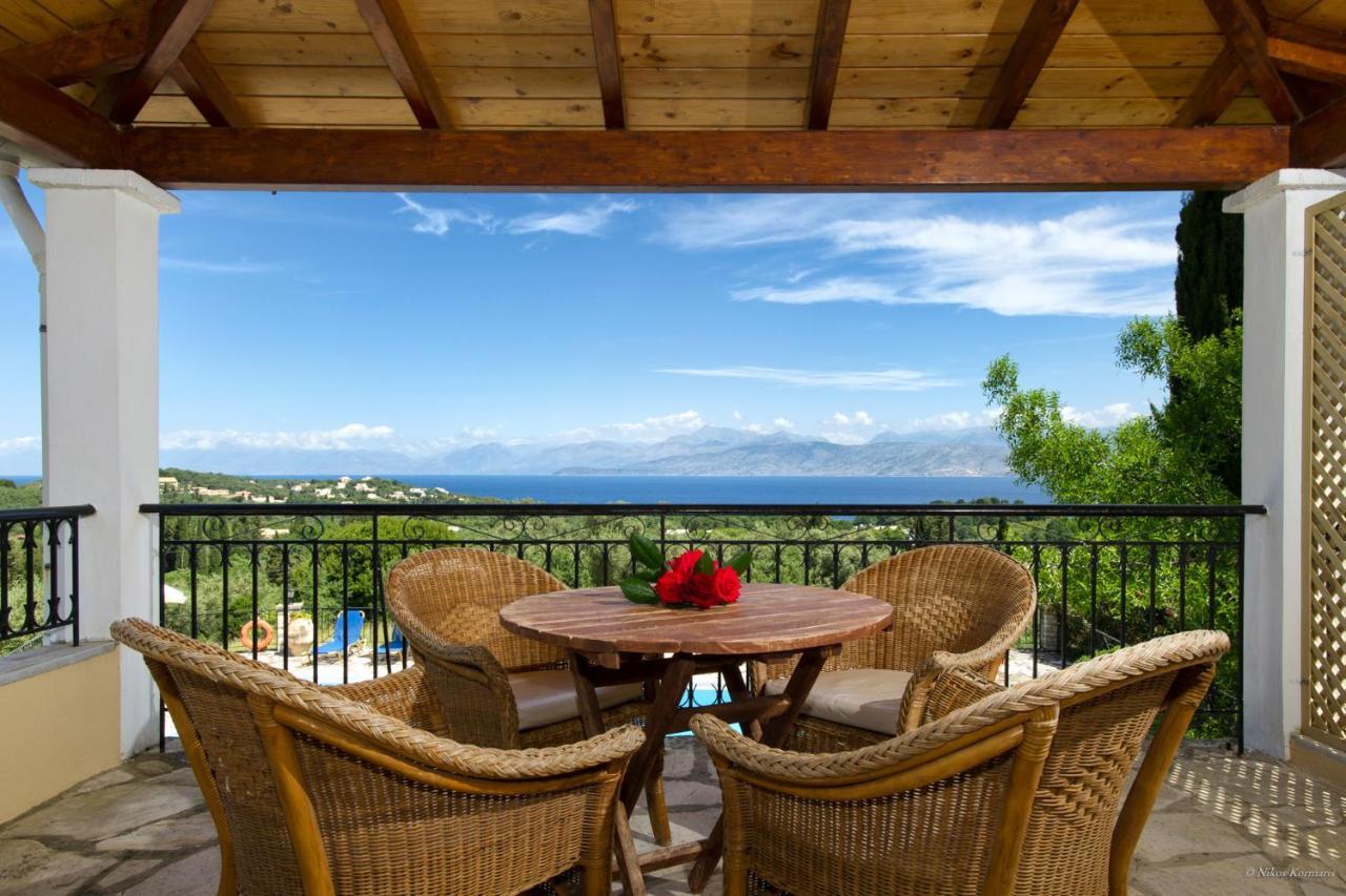 Villa Bacchus Kassiopi Corfu ภายนอก รูปภาพ